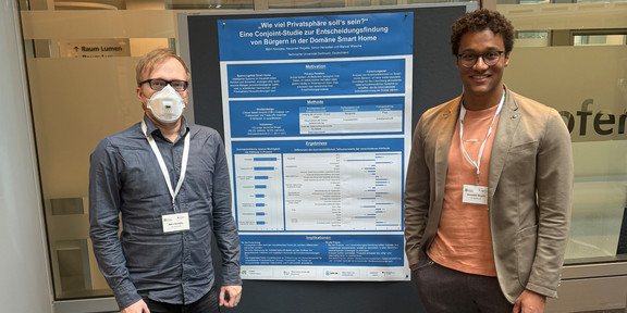 Foto_Alexander Rogalla und Bjoern Konopka auf der Jahreskonferenz der Plattform Privatheit 2025